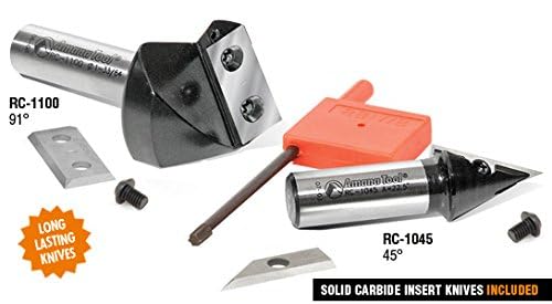 Amana Tool - Encaixe V-Groove 45° 3/4 Hank (RC-1031), Grau